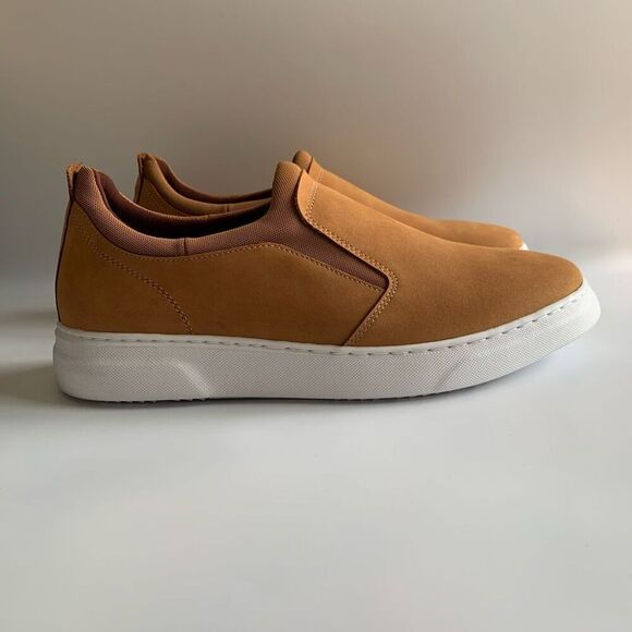 Samuel Hubbard Flight Slip-on Shoes in Nutmeg / White Size 8.5 - Picture 10 of 12